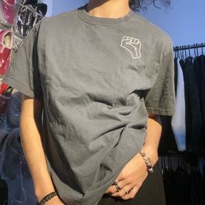 embroidered blm shirt